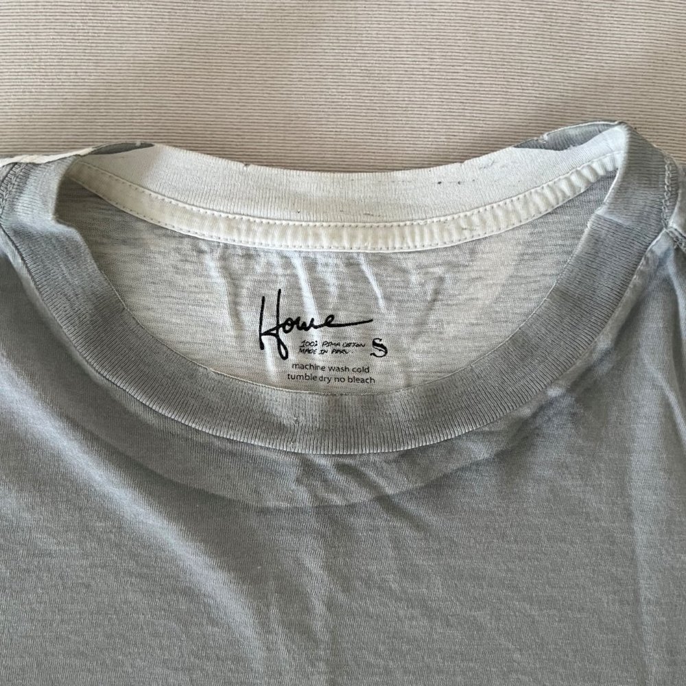 Graphic T-Shirt with Arabesque Motif Print, size: S, Distressed Look - Picture 3 of 4